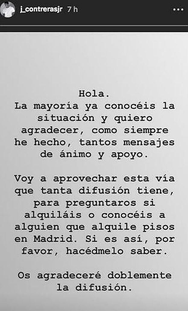 Julián Contreras pidió ayuda con este texto.