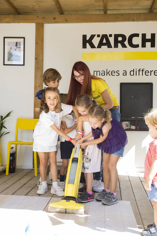 Con Kärcher aprendieron los más pequeños que limpiar no solo es cosa de adultos.