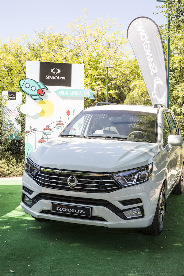 El nuevo modelo Rodius de la exposición de vehículos de SsangYong.