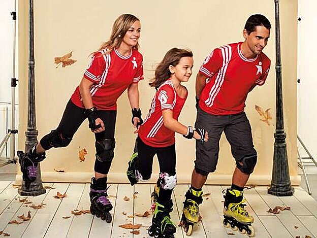 Mónica Muela y Alberto de la Fuente, padres de Adriana (7 años)