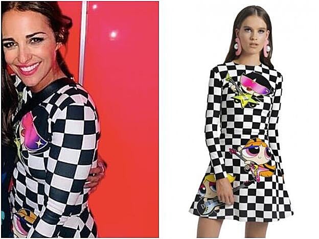 Vestido de Paula Echevarría de María Escoté.