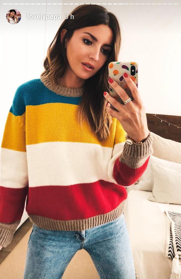 Jersey de lana Clarice multicolor, 159 euros.