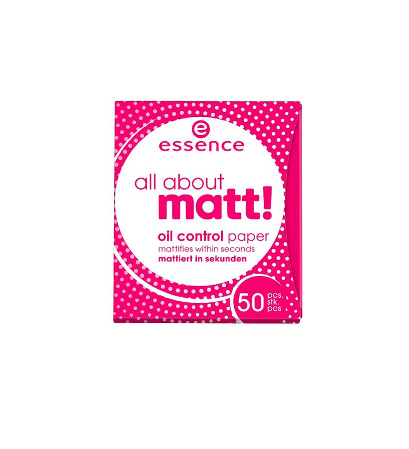 Cumplen la misión para la que están fabricados, absorber el exceso de grasa y eliminar los brillos de la cara para dejar un rostro perfectamente mate y listo para seguir perfecto durante todo el día. Estas 50 hojas matificantes son rosas y vienen en un envase rojo y blanco con un práctico cierre que impide su deterioro (4,90 €).