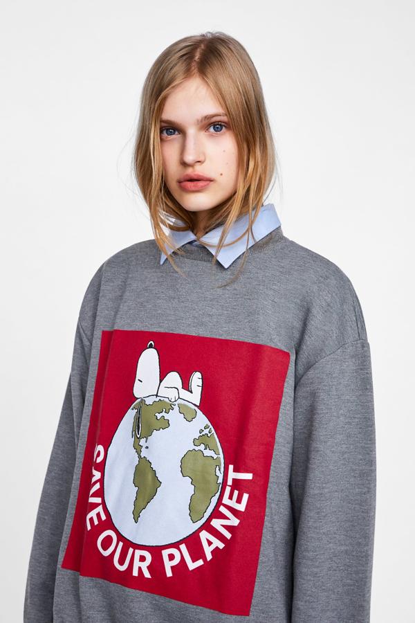 Una prenda para concienciar, con dibujo de Snoopy (22,95 euros).