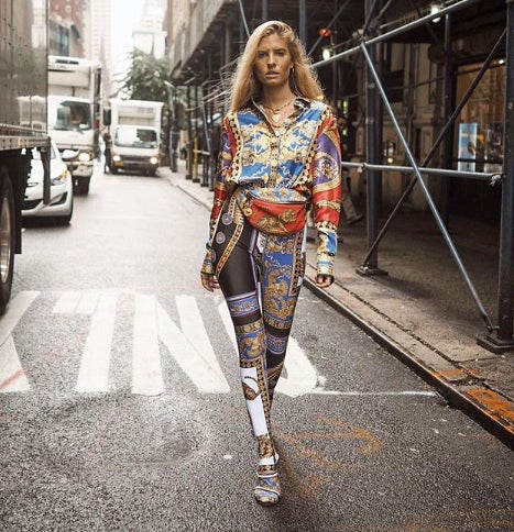 Teresa Andrés Gonzalvo es una de las 'influencer's que más utiliza los leggings. Ella sabe que en ocasiones, como es el ejemplo de la foto, con mucho mejor que unos pantalones.