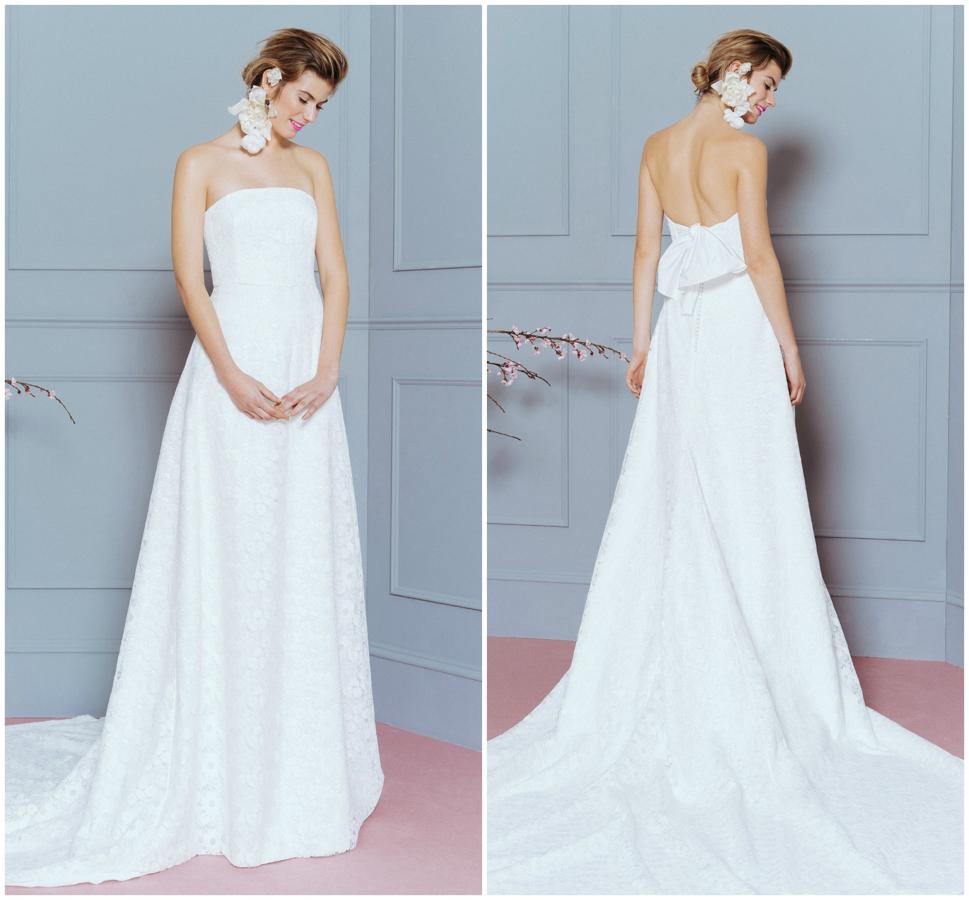 La sencillez se adueña de este vestido minimalista, clásico y perfecto.