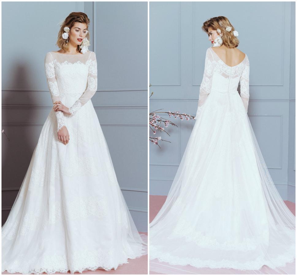 La elegancia se adueña de cada uno de los vestidos de novia que ha creado Jorge Vázquez para Victoria.