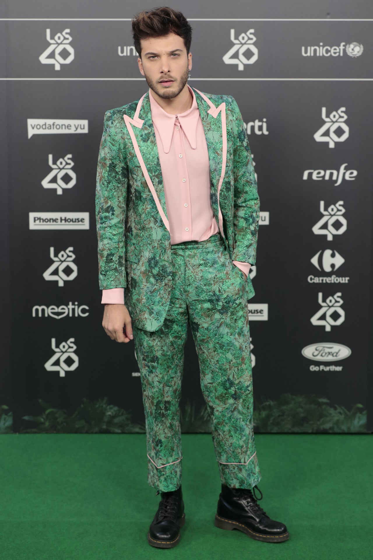 No nos puede gustar más el estilismo de Blas Cantó, que estaba nominado en una de las categorías.