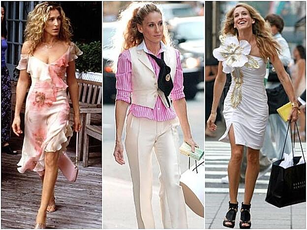 Looks de Carrie Bradshow, personaje de 'Sexo en Nueva York'.