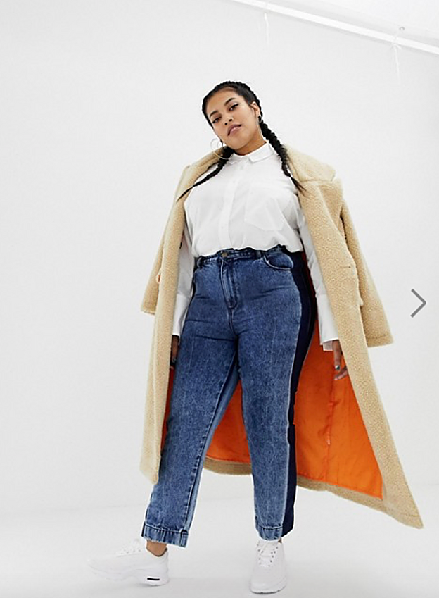 Los vaqueros de Collusion para las tallas curvy.