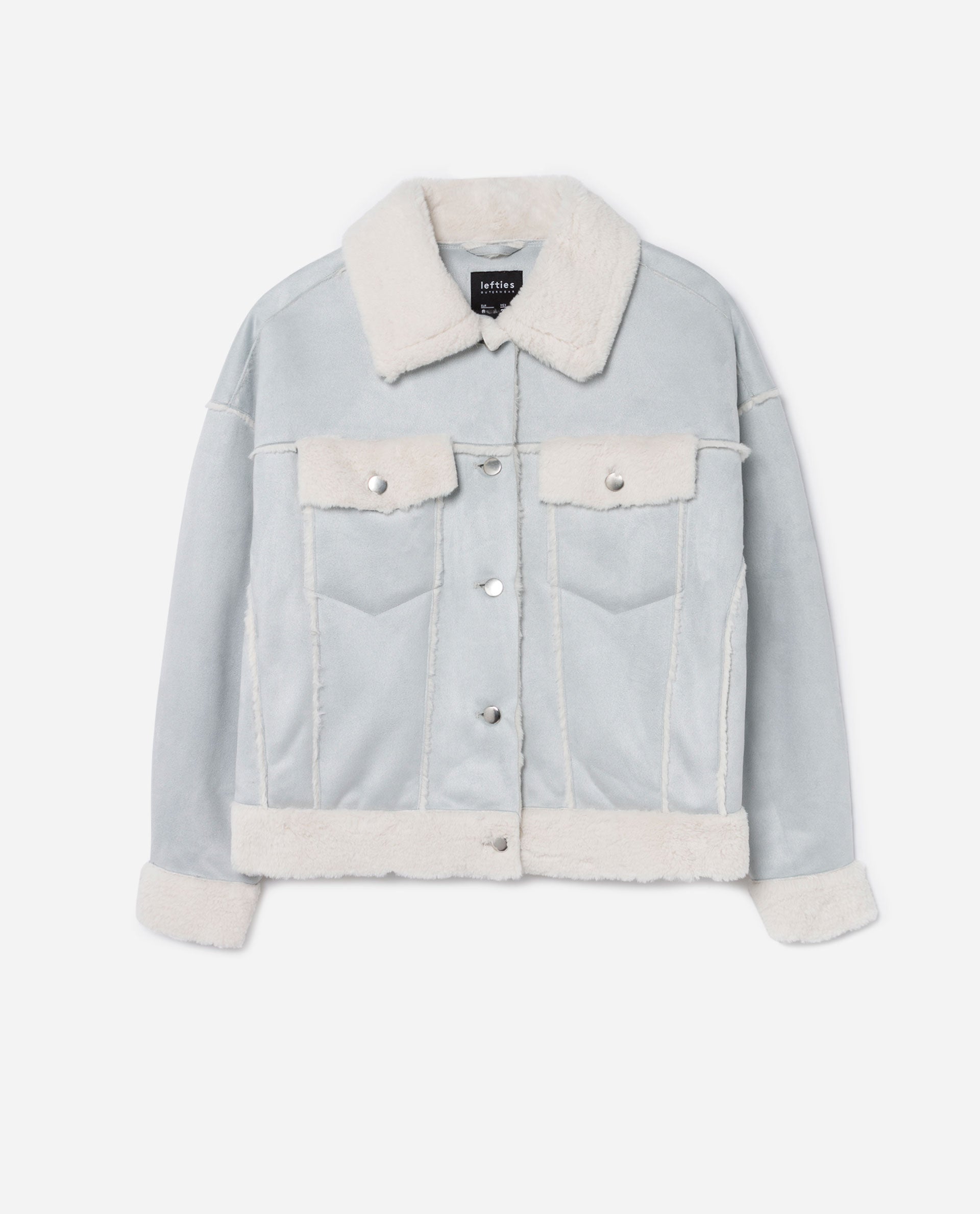 Cazadora con doble faz de Lefties: 19 euros.