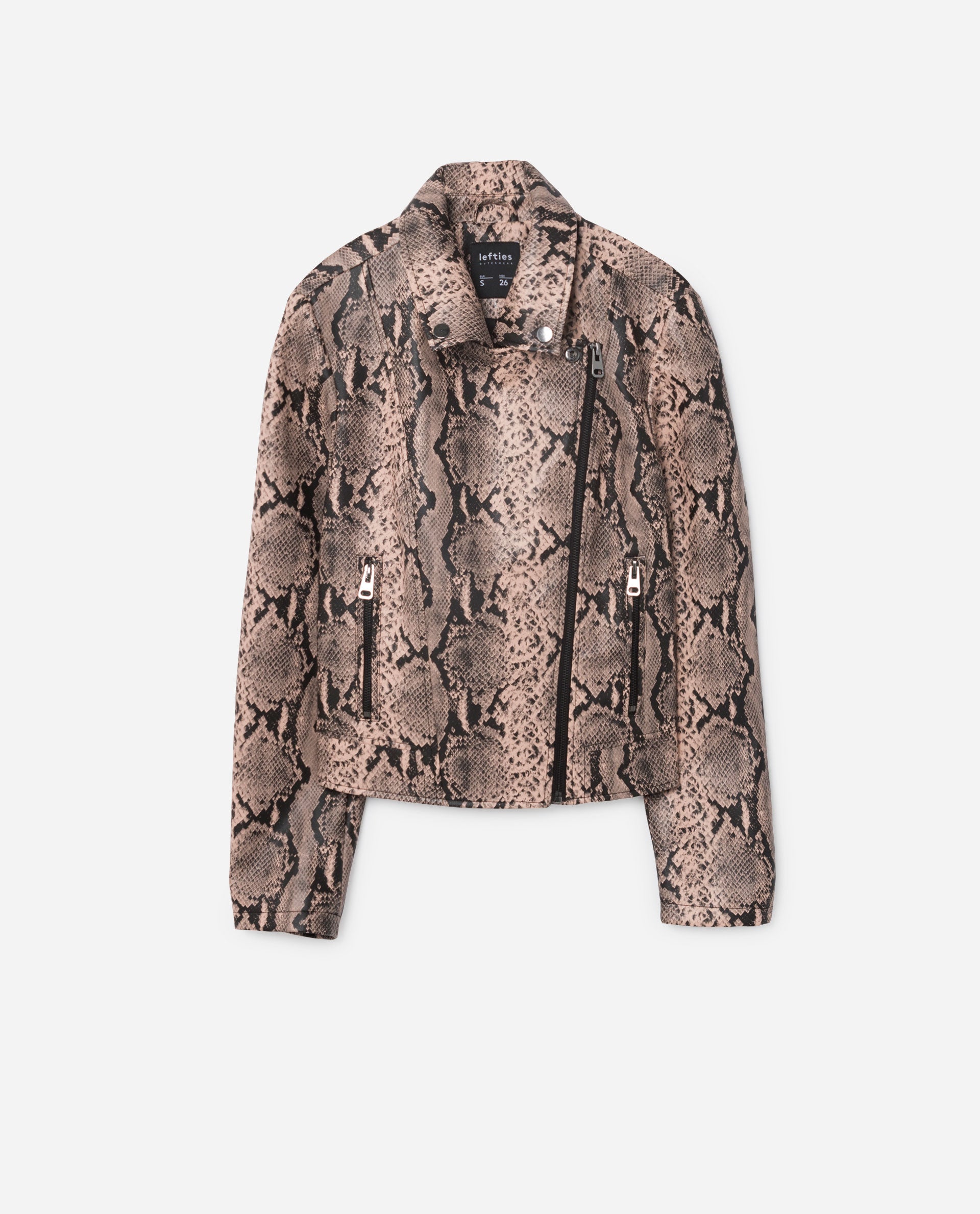 Cazadora con estampado animal de Lefties: 19 euros.