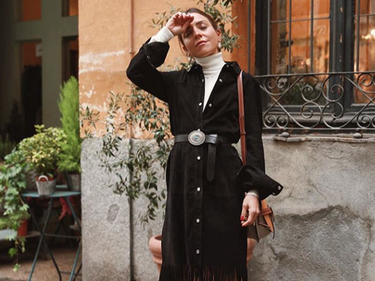 Fotos: My peep toes estrena los nuevos vestidos negros de Massimo Dutti