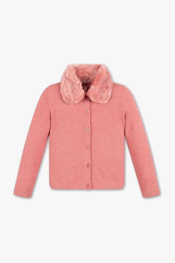 Una chaqueta de lana con detalle de pelito en el cuello: 15 euros en C&A