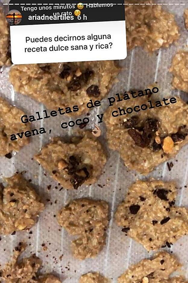 Estas galletas son el antojo favorito de Ariadne Artiles.