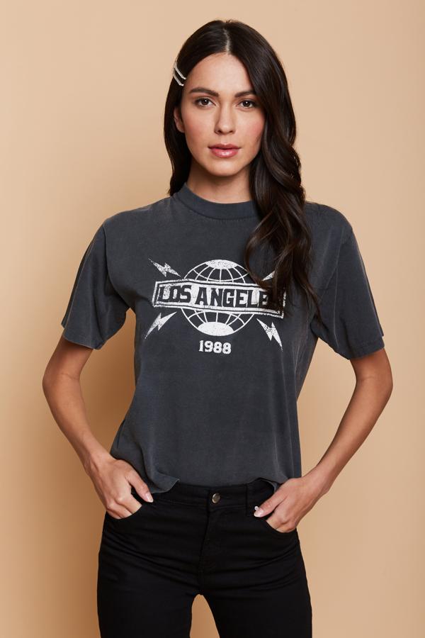 Camiseta estampada de estilo 'vintage'.