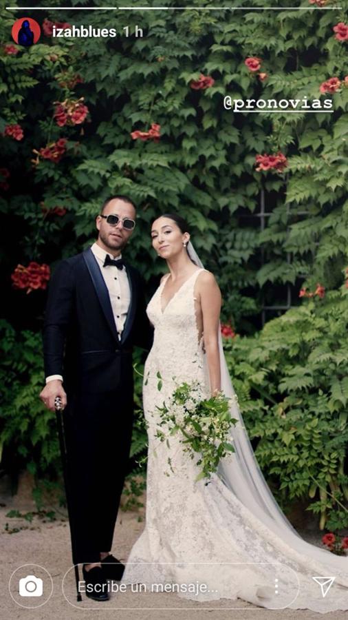 El actor Carles Francino celebró su boda con la cantante Izah a principios del mes de julio.