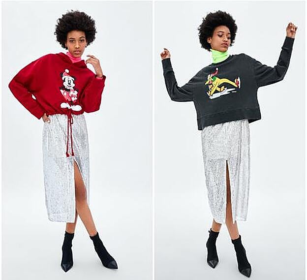Sudaderas de Disney. En Zara por 22,95 euros.