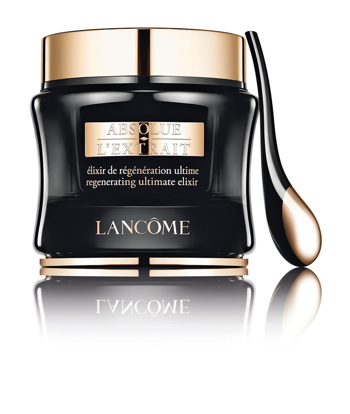 Este elixir de regeneración concrentra células madre de una rosa excepcional creada por hibridación en 1973. Absolu L'Extrait de Lancome (378 euros).