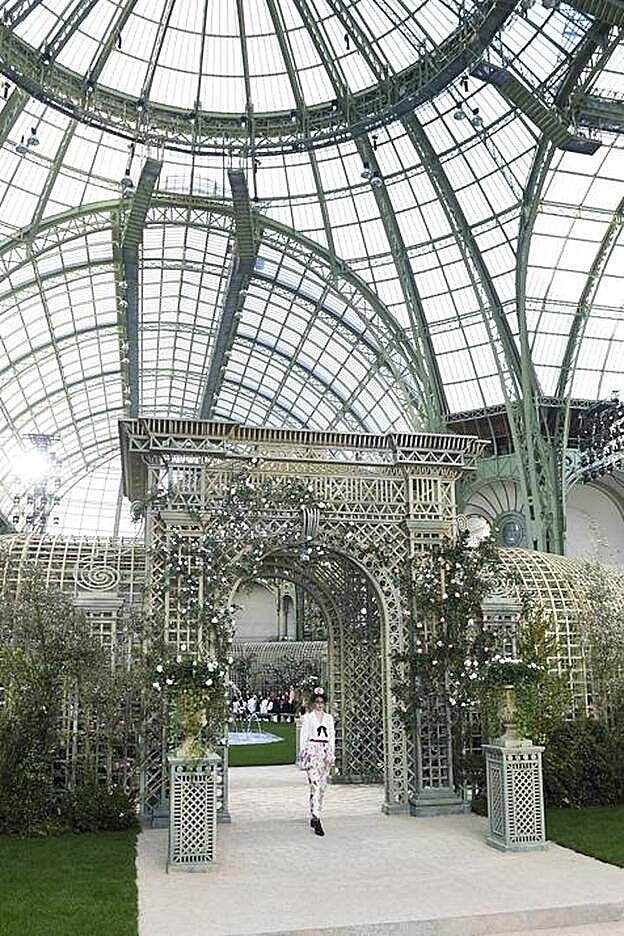 Desfile de alta costura de Chanel para la temporda de primavera/verano 2018 que se celebró en el Gran Palais de París.