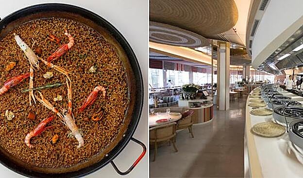 Una imagen de los 19 paelleros.