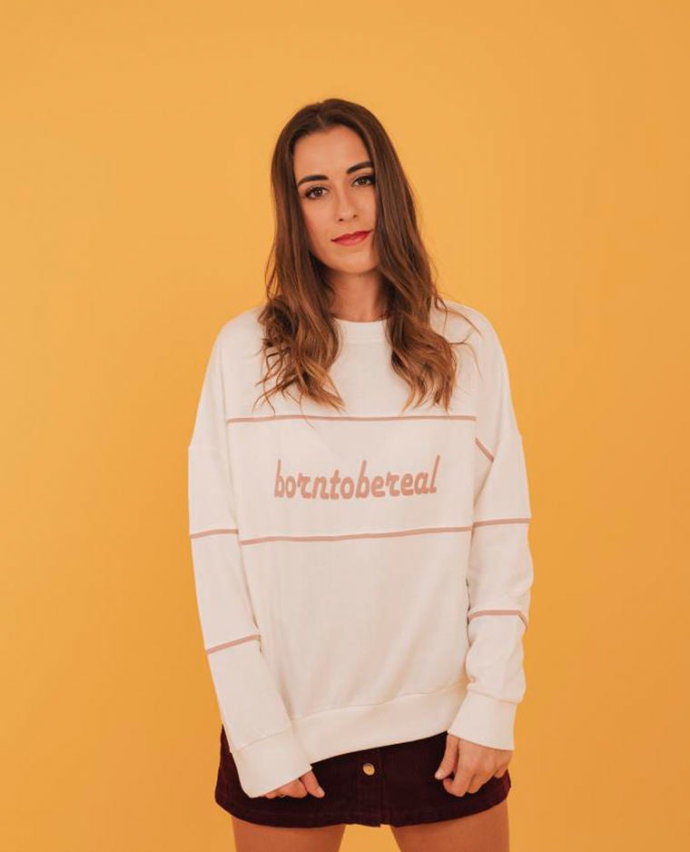 Sudadera ‘Born to be real’ de Pimkie: 19,99 euros.