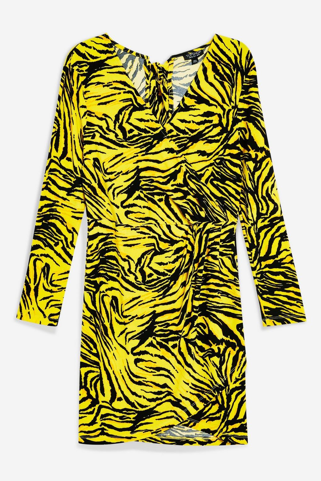 Vestido con estampado de tigre de Topshop: 50 euros.
