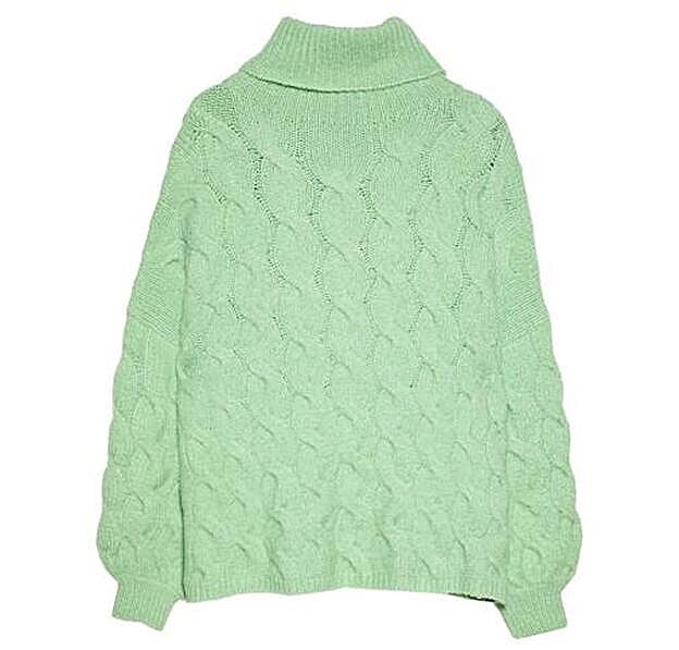 Jersey trenzado de Stradivarius. (29,99 euros).