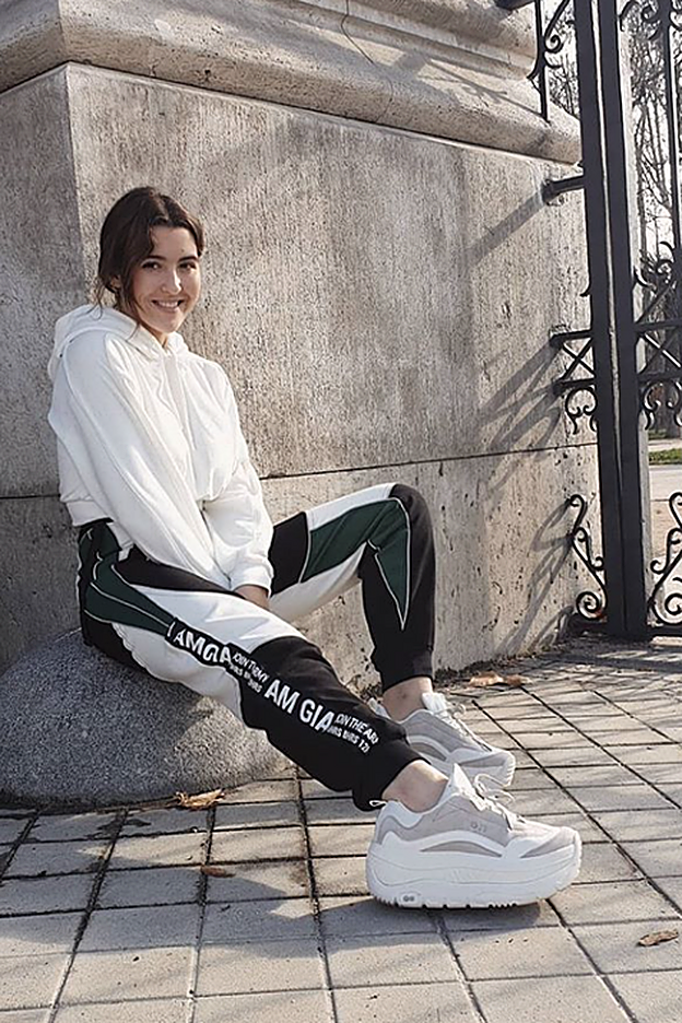 Alba Díaz Martín, en plan deportivo.