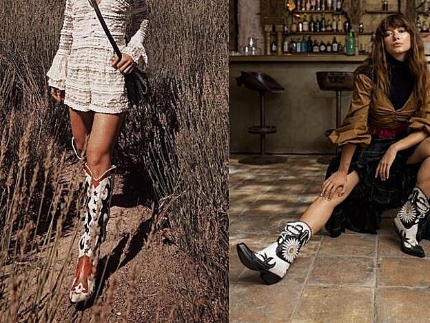 Botas cowboy de Au revoir Cinderella.