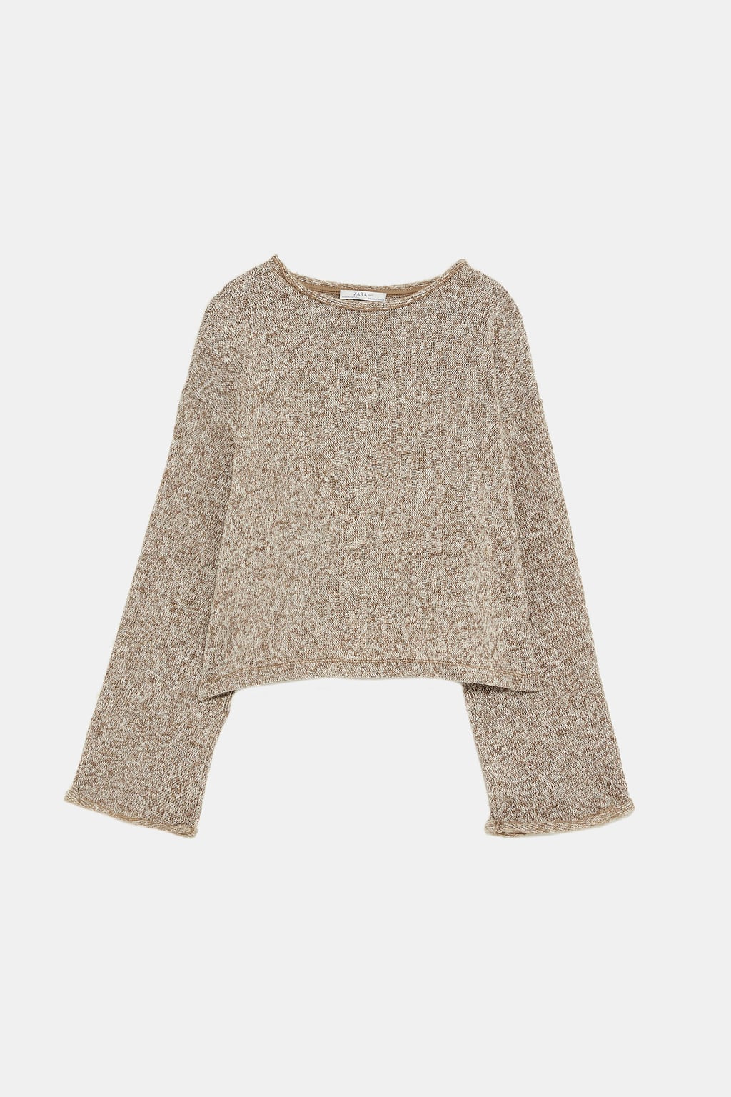 Jersey con textura de Zara: 9,99 euros.