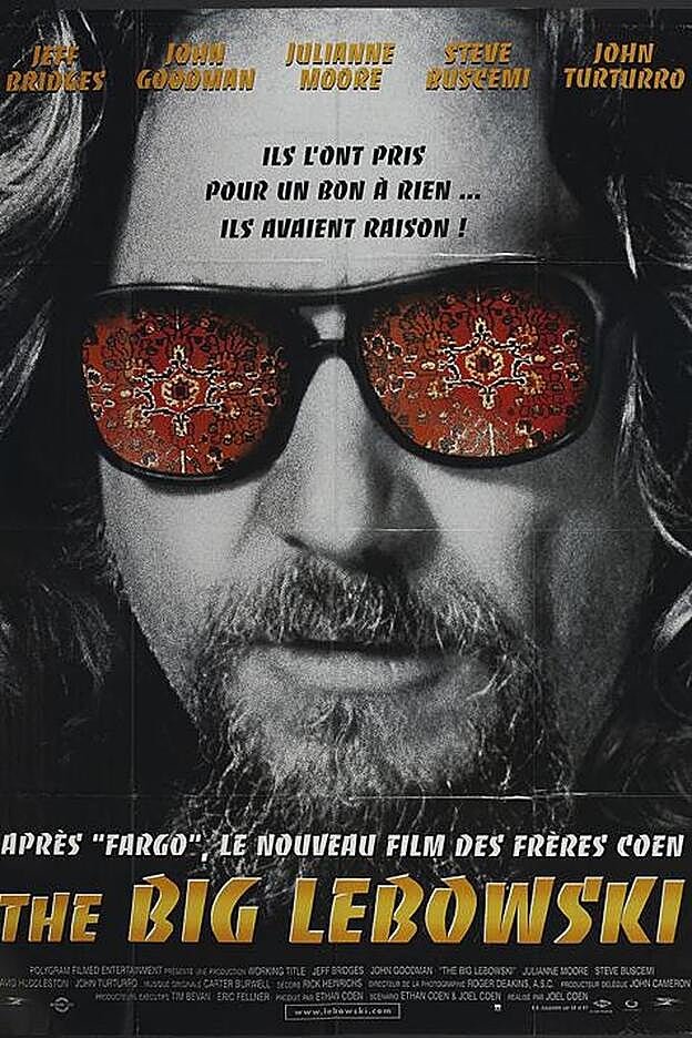 Cartel de 'El gran Lebowski'.
