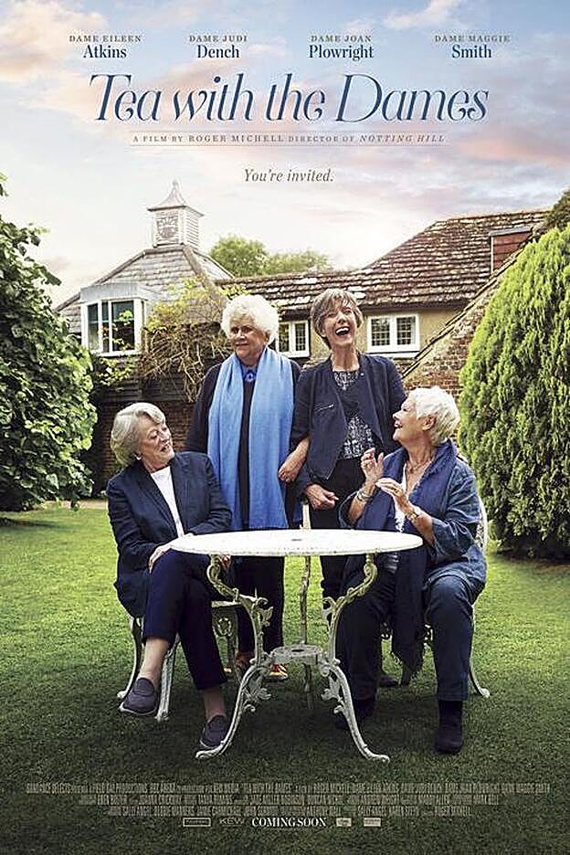 Cartel de 'Tea with the dames'.