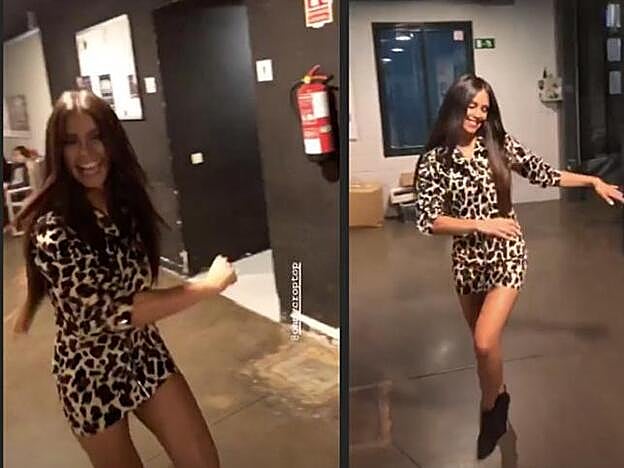 Cristina Pedroche con conjunto de Oh My Collection.