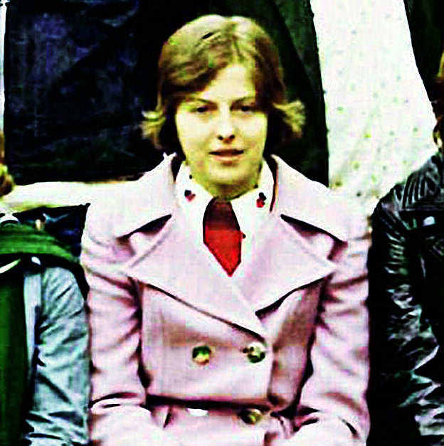 En los 70, como alumna de la Universidad de Oxford.