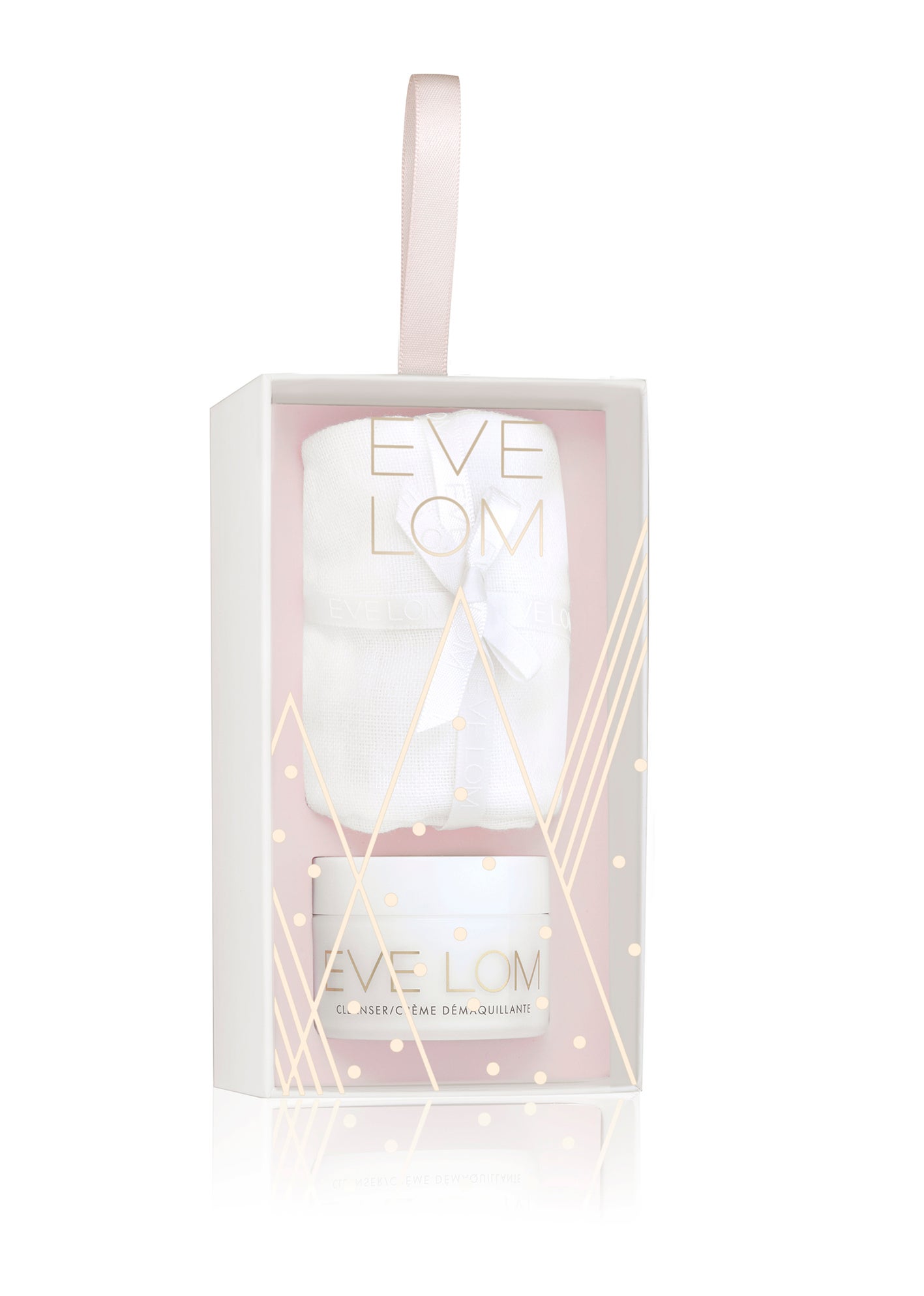 Kit desmaquillante de Eve Lom (20 euros) para colgar del árbol.