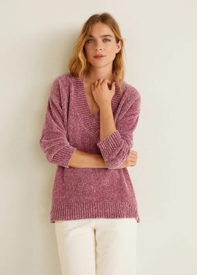 Jersey de chenilla, 19,99 euros.