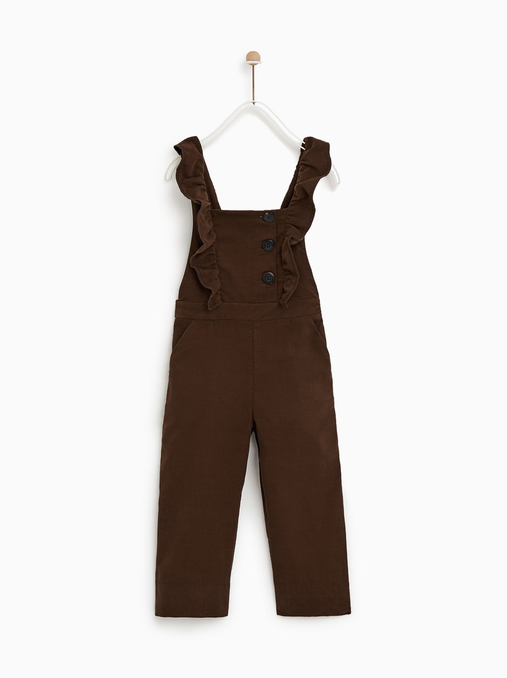Mono de micropana con volante de Zara Kids: 15,99 euros.