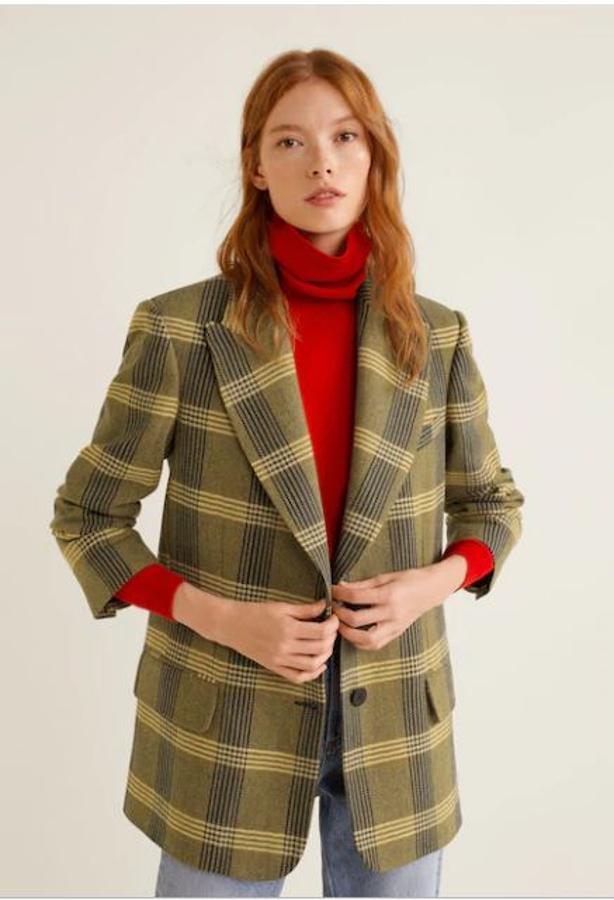 De caudros con fondo verde militar, 49,99 euros.