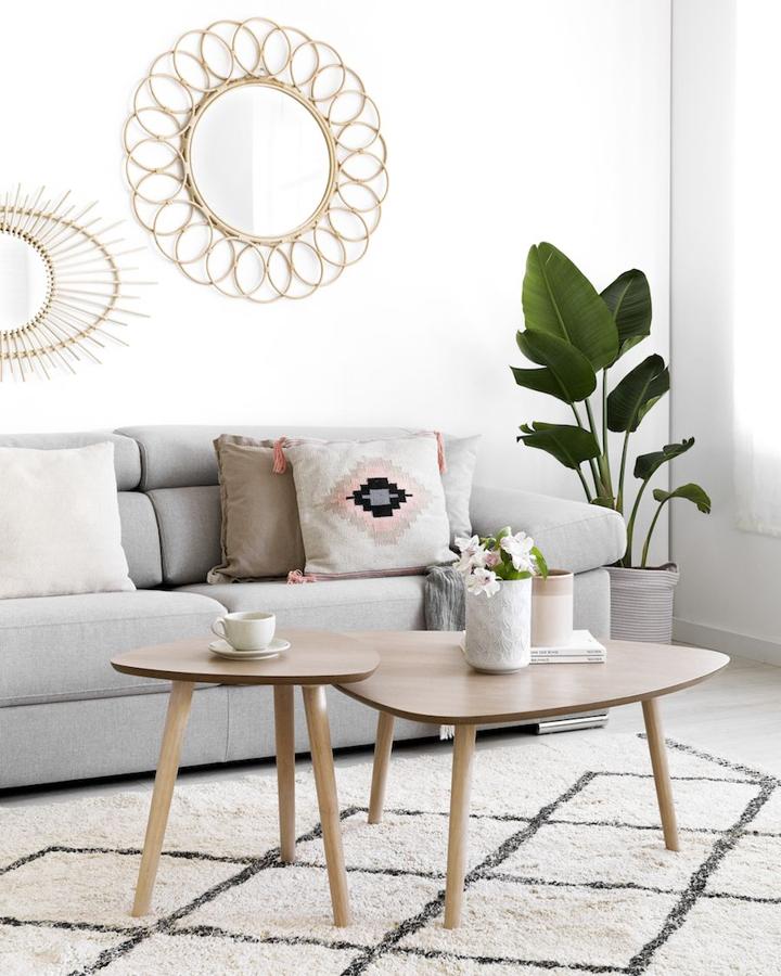 El set de mesitas de centro está rebajado de 99 a 69 euros en Kenay Home.