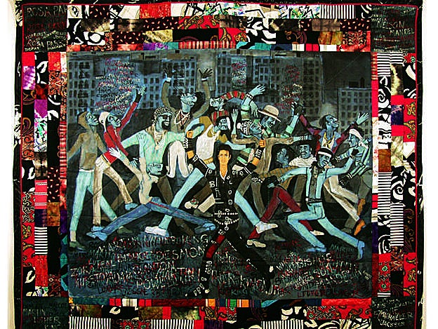 Collage Who’s bad?, de Faith Ringgold.
