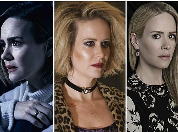 Tres de los diez personajes de Paulson en 'American Horror Story'