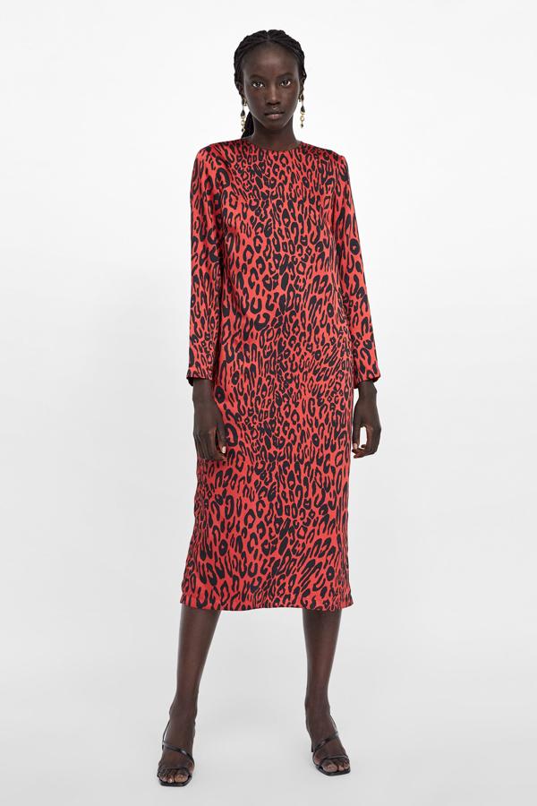 Vestido "animal print", 12,99 euros.