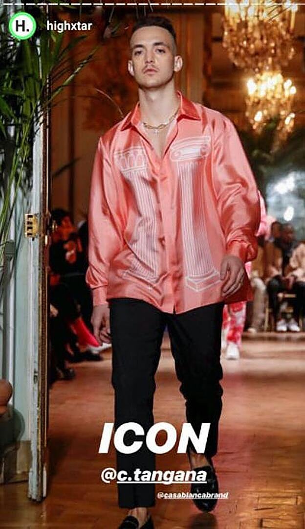 C.Tangana desfila en la moda de París.