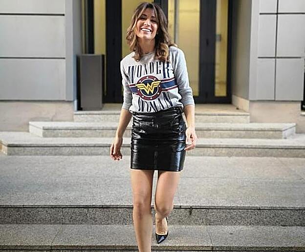 Nagore Robles con total look de La Redoute.