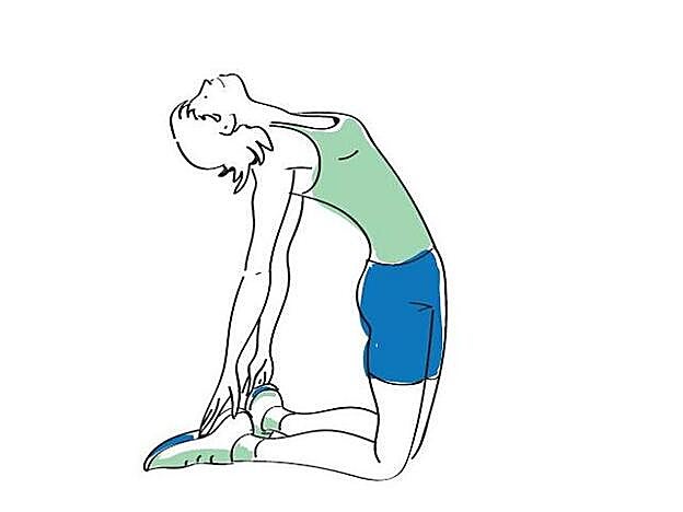 Ilustración de Sergio Arango. Postura para tonificar.