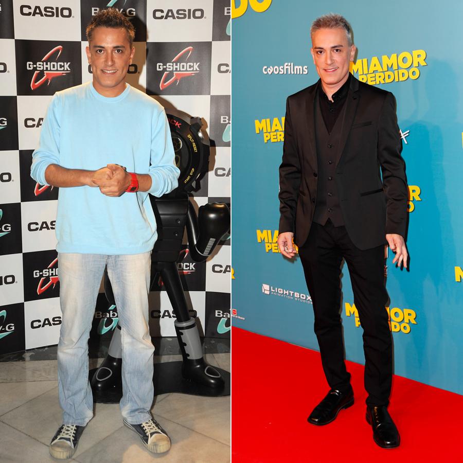 A la izquierda, Kiko Hernández en la época en la que le conocimos y, a la derecha, en una imagen reciente.