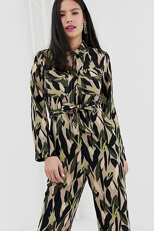 Mono estampado de Monki, disponible en Asos.