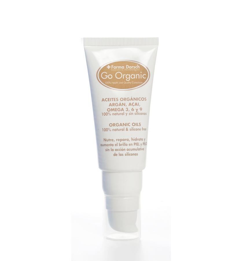 Con aceites orgánicos de argán, açai, Omega 3, 6 y 9, todos 100% naturales, nutre, repara, hidrata y aumenta el brillo en el cabello sin la acción acumulativa de las siliconas. Está indicado para melenas secas o muy secas. Se aplica en puntas y se deja actuar unas horas. Alternativamente, se puede aplicar antes de acostarse (medios y puntas) y dejar actuar toda la noche, lavando el pelo por la mañana. (42 €).