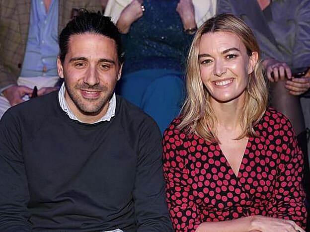 Carlos Torretta y Marta Ortega en el desfile de Roberto Torretta en la MBFWM.